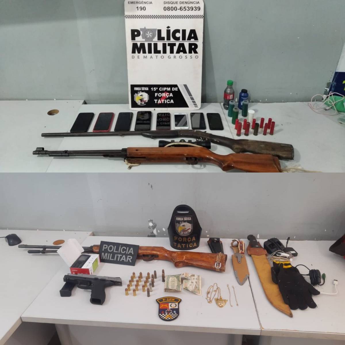 Polícia Militar prende seis homens após sequestro e roubo de gado