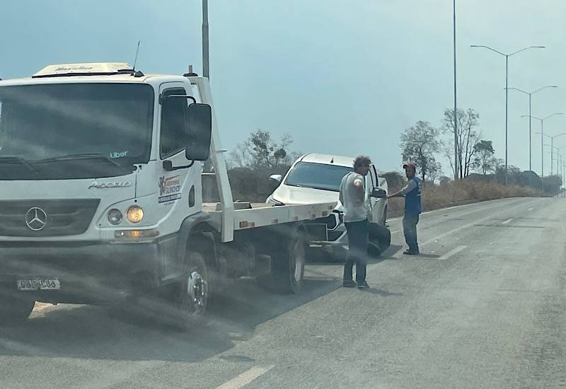 Ex-prefeito de Leverger sofre acidente na rodovia Palmiro Paes de Barros;<VIDEO>