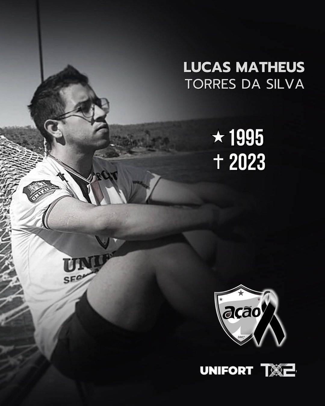 Morreu neste sábado, Lucas Matheus Torres da Silva, filho do Sargento João Benedito e da senhora Dirley Torres