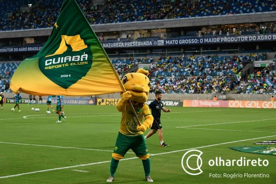 Ingressos para o jogo entre Cuiabá e Fluminense começam a ser vendidos; preço mínimo de R$ 10