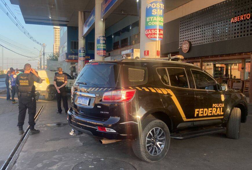 PF e Gaeco fecham postos de combustíveis que eram usados para tráfico de drogas e lavagem de dinheiro; veja imagens