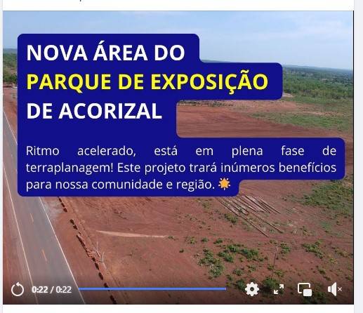 Nova etapa do Parque de Exposição sinaliza benefícios para a comunidade;<VIDEO>