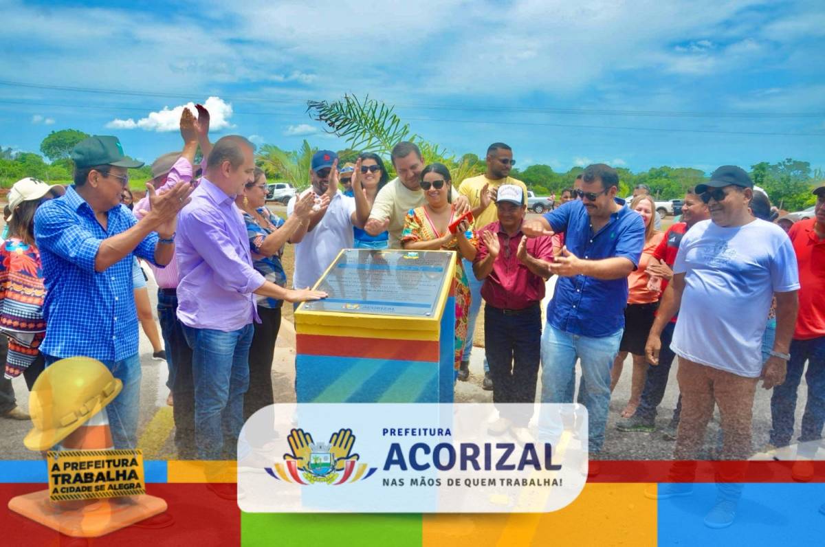 Pavimentação asfáltica do trecho Baús-MT 010 em Acorizal é inaugurada, transformando o acesso à comunidade