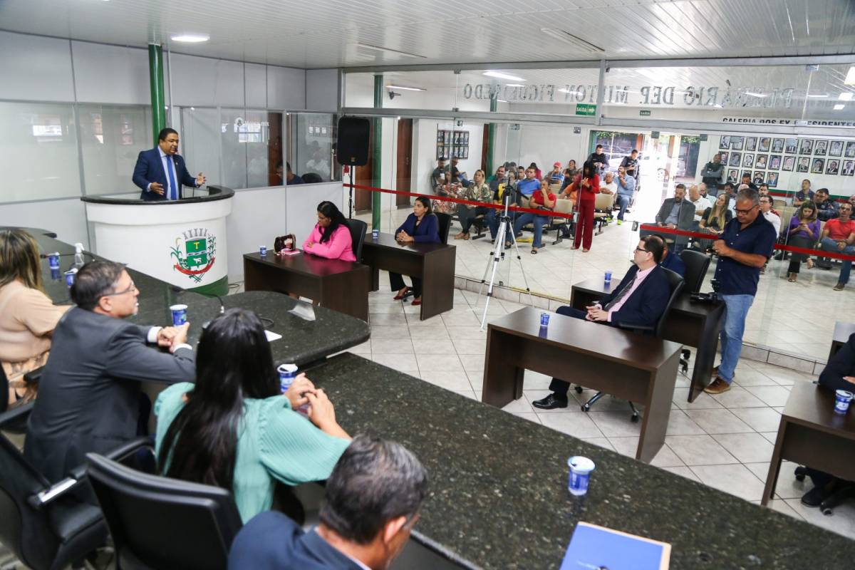 Sessão Especial marca abertura do ano legislativo da câmara de Santo Antônio de Leverger; VEJA FOTOS