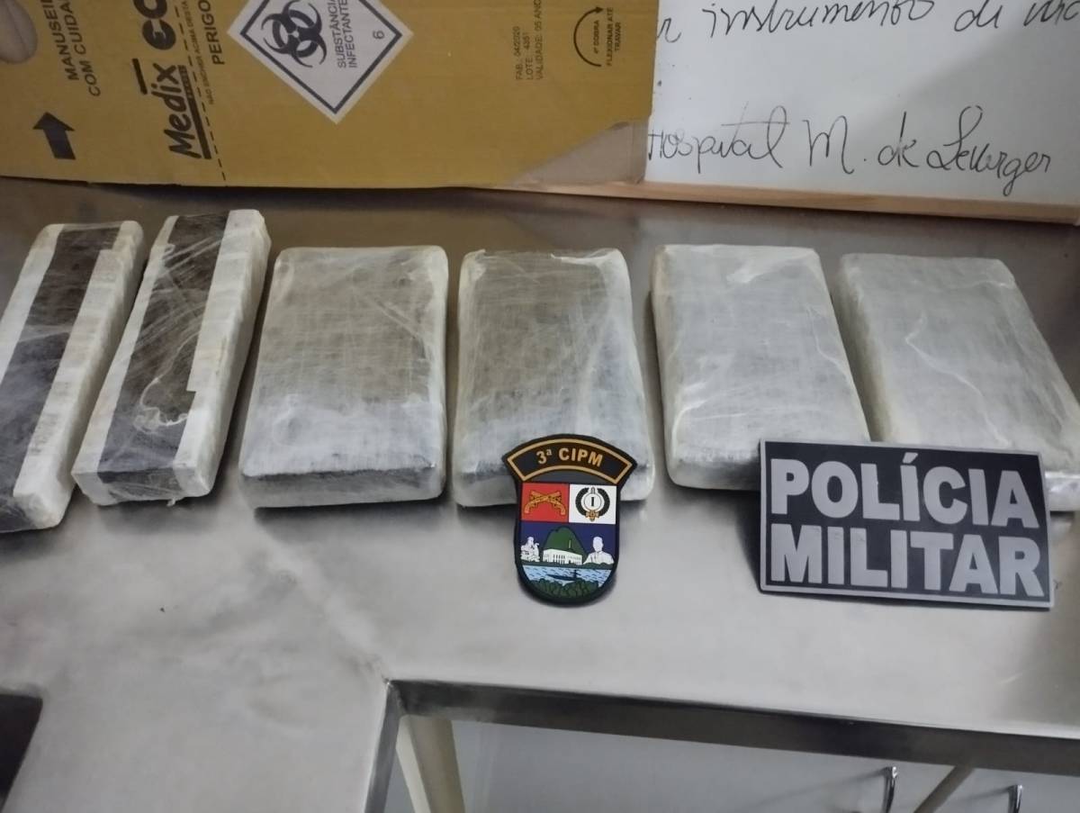 Guarnição da 3ª CIPM  prende motoqueiro que transportava drogas e se acidentou em Mimoso