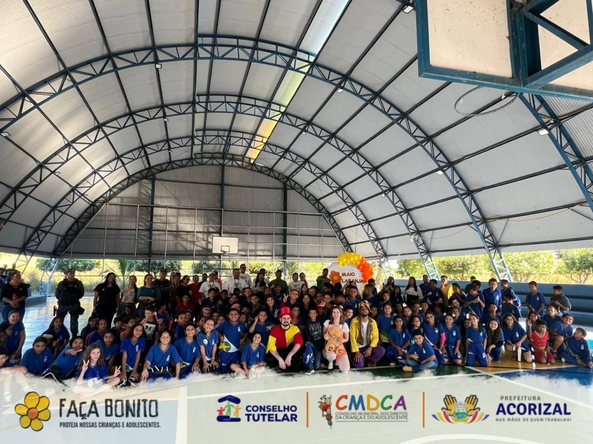 Ações da Campanha do 18 de Maio em Acorizal têm início com caminhada e palestras