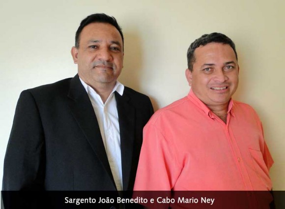 Confira a agenda dos candidatos Sgt. João Benedito e Cabo Mario Ney