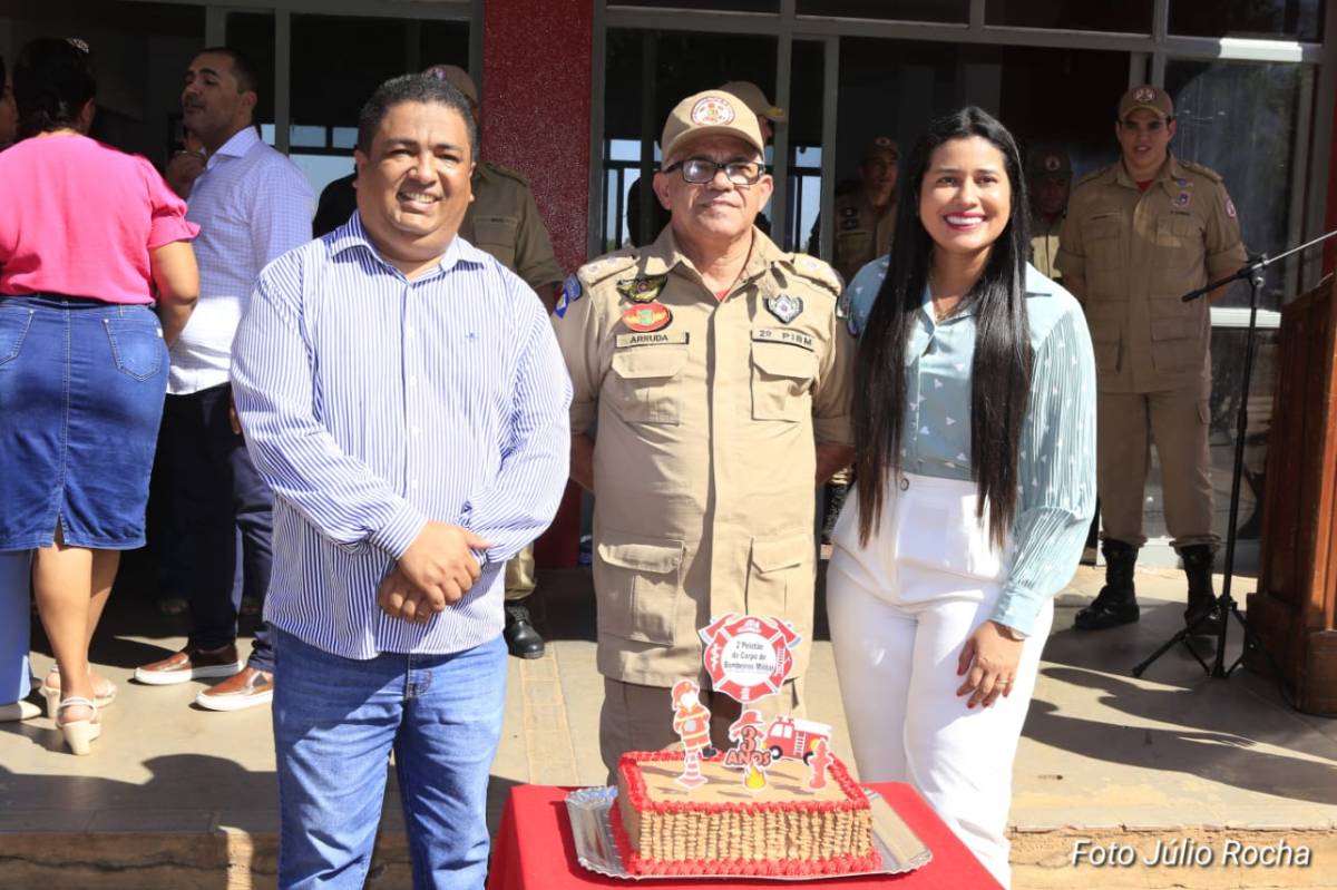 Autoridades Políticas de Leverger são Homenageadas pelo Corpo de Bombeiros de MT