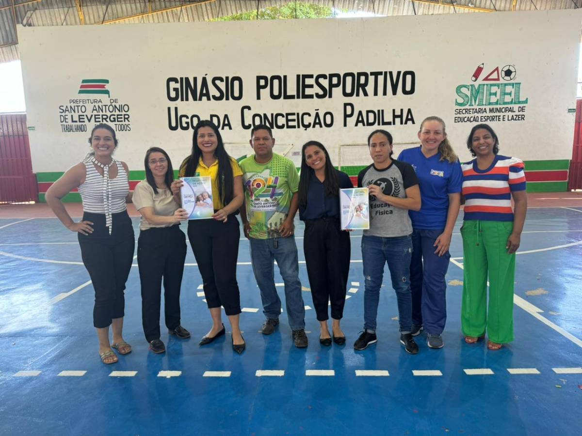 Prefeita Francieli lança Projeto Volei Kids para crianças de Leverger