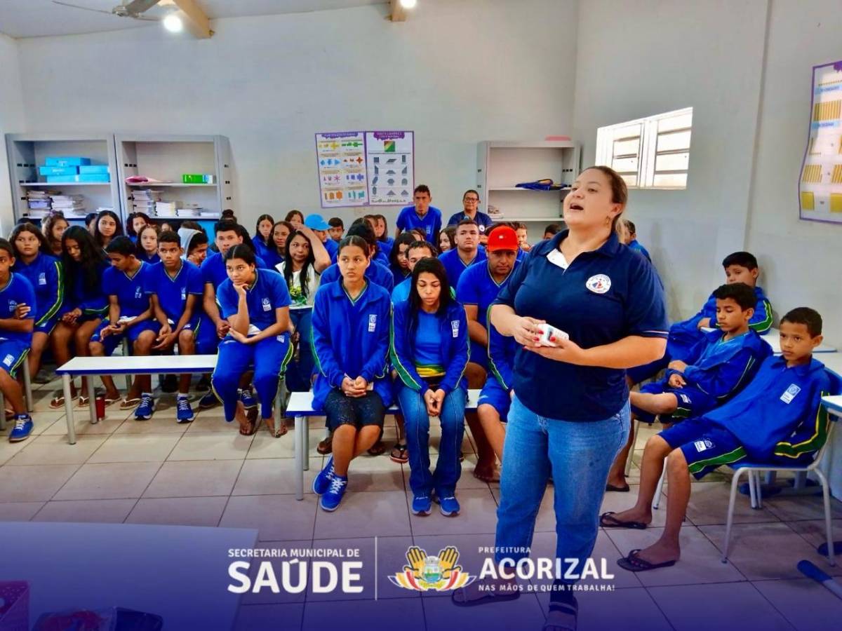 Prefeitura de Acorizal realiza palestra sobre gravidez na adolescência