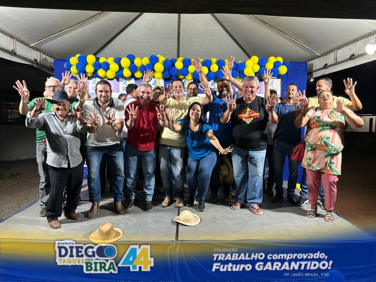 inauguração do Comitê de Diego e Bira em Acorizal conta com a benção de Padre Félix;<VIDEO>