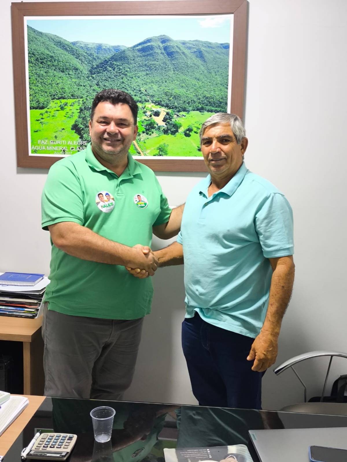 Joermes recebe apoio de ex-candidato a prefeito de Livramento